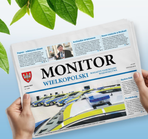 Na zdjęciu gazeta z napisem "Monitor"